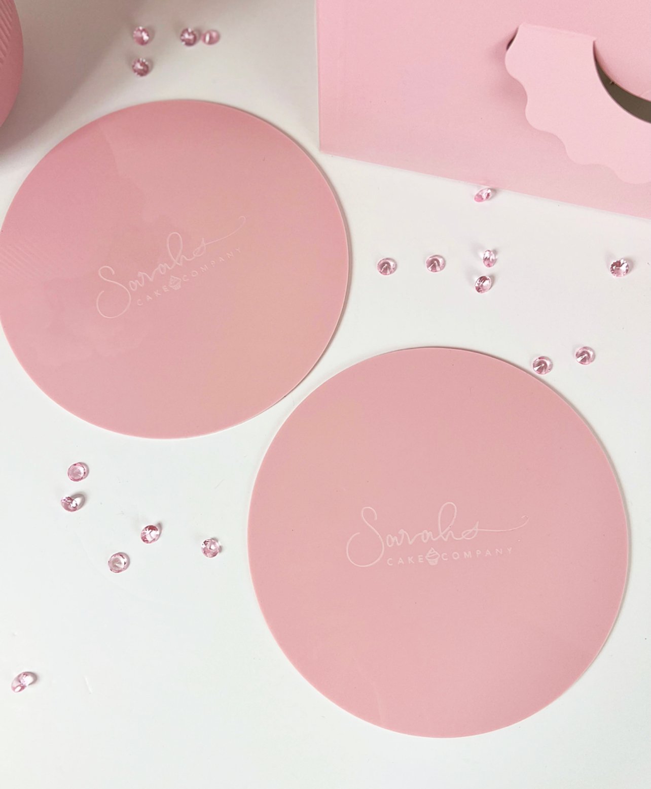 Round Ganaching Plates – Set of 2 image 0