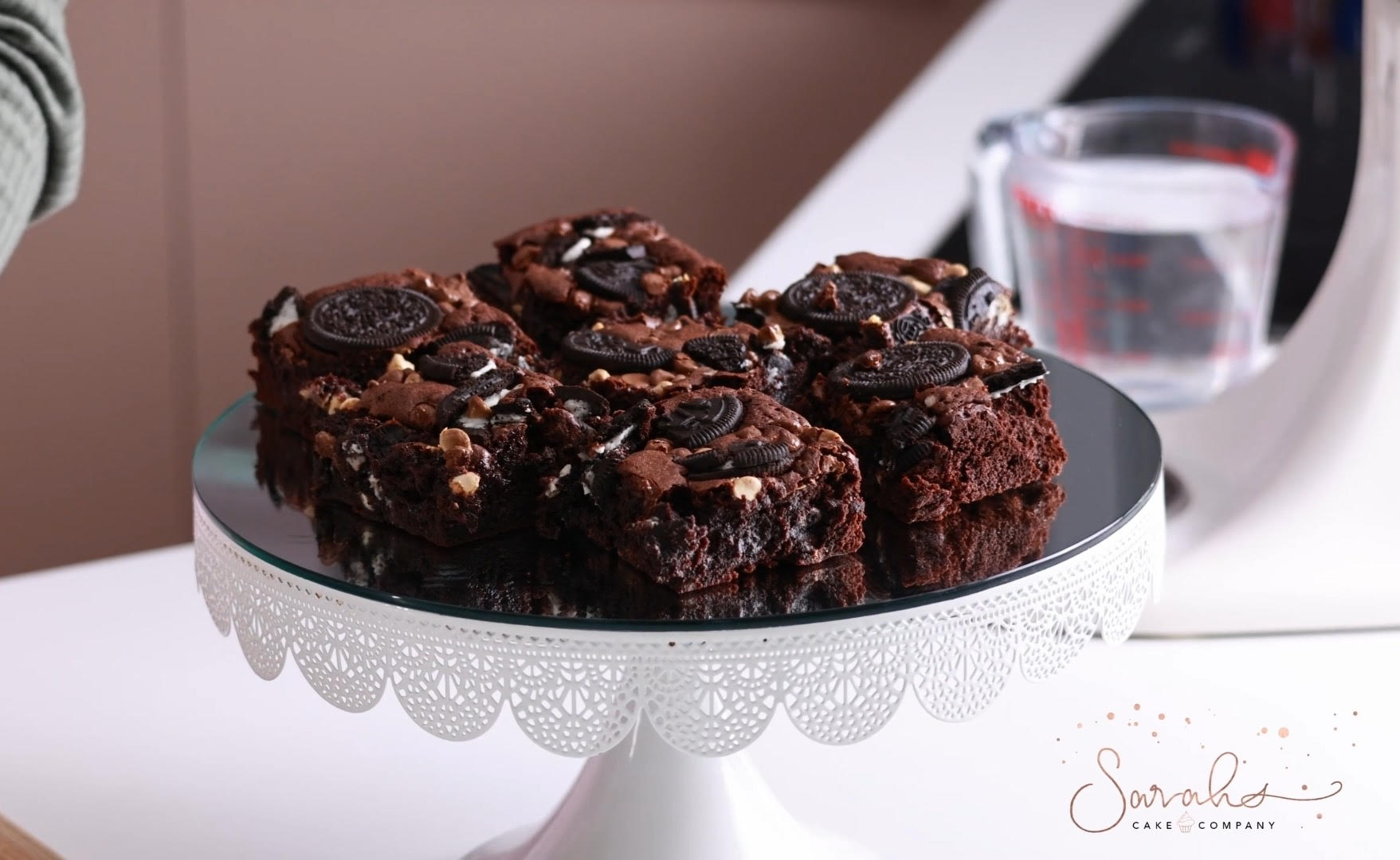 Signature brownie baking